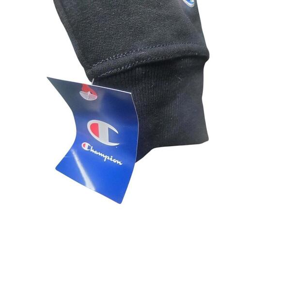 Champion Grey and Black Zip Up Sweater With Red Logo, Size Large NWT - Picture 5 of 5